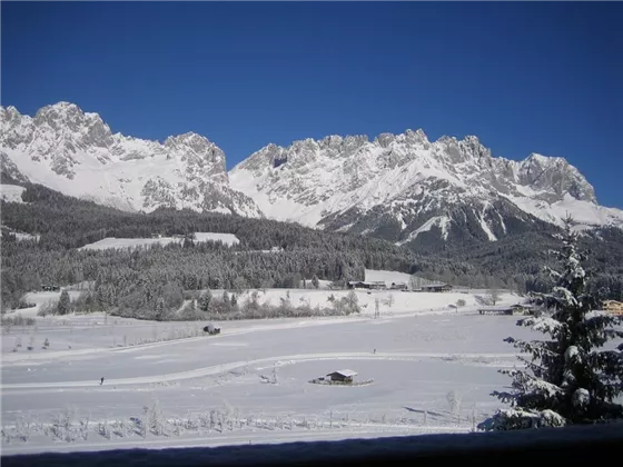 Ellmau uitzicht balkon