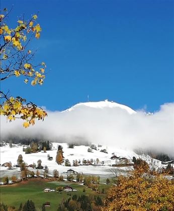 erster Schnee im Herbst