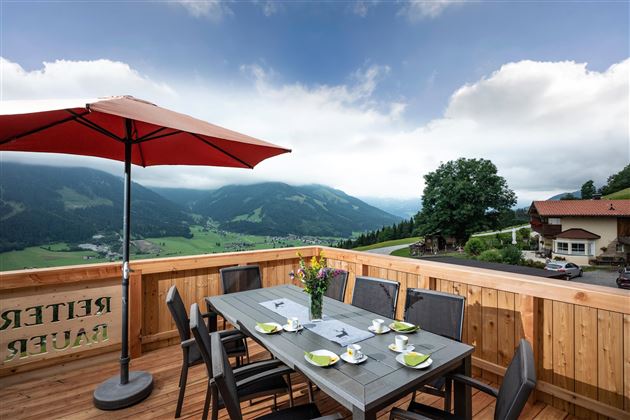 Ferienwohnung_Bergwelt Terrasse