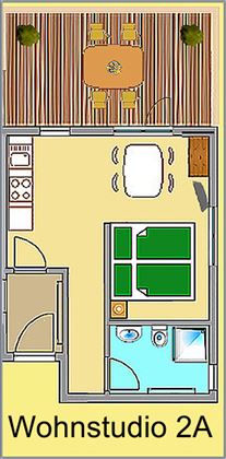 Floorplan Wohnstudio 2A