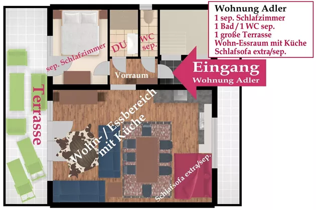 Foto Wohnung Adler