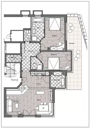 Grundriss Kitzbüheler Alpen