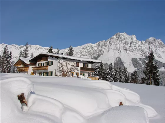 Haus Geigern with the Wilder Kaiser