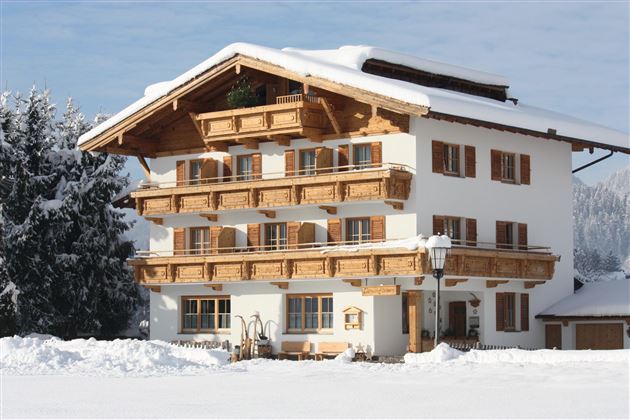 Haus im Winter