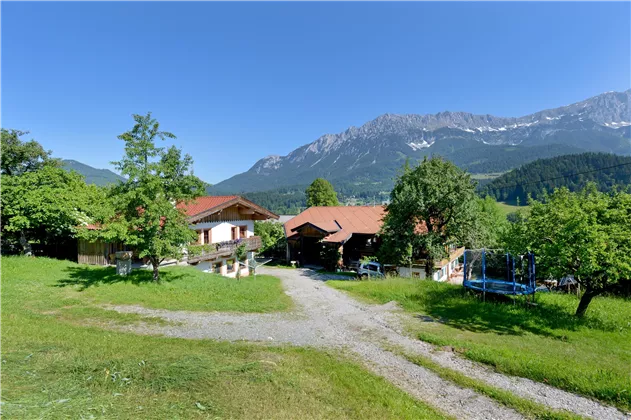 Haus mit Blick zum Wilden Kaiser