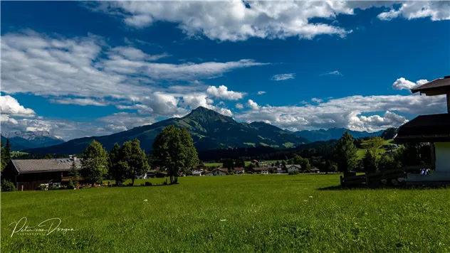 Haus Schaderer_Aussicht auf Kitzbühler Horn