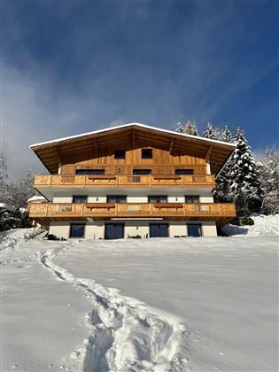 our house in winter