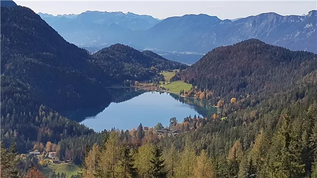 Hintersteinersee von oben