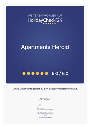 Holidaycheck Award 2024 D