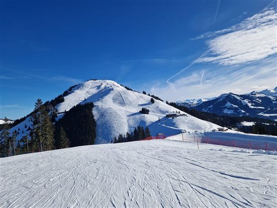 Kleine Salve mit Blick zur Hohen Salve