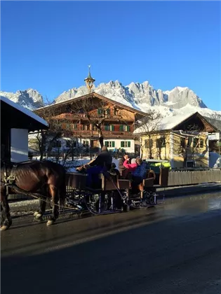 Kutschfahrt im Winter