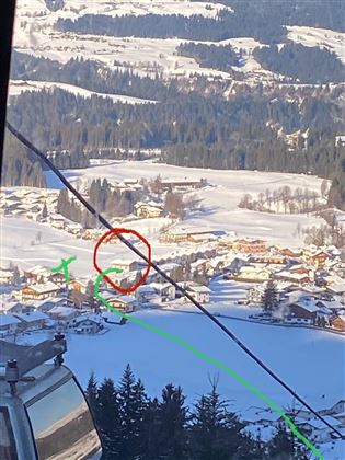 Lage zur Gondel