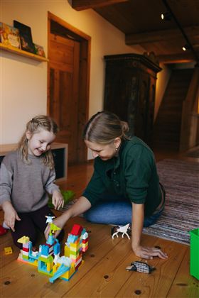 Lego in der Spielecke