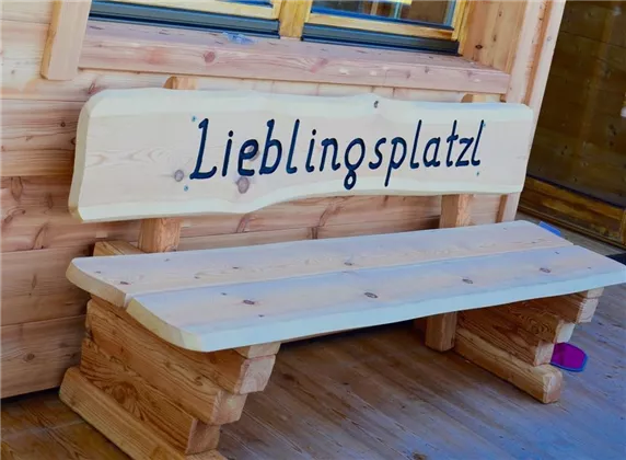 "Lieblingsplatzl" auf der Panorama Terrasse