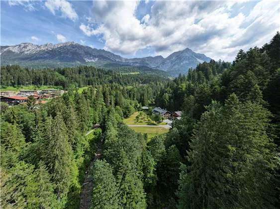 Panorama Beim Talschuster mit Wildem Kaiser