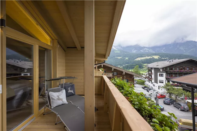 Penthouse Dorfkaiser - Balkon