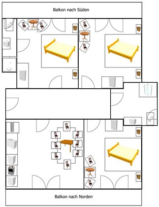 Plan 2D Ellmauer Tor Appartement