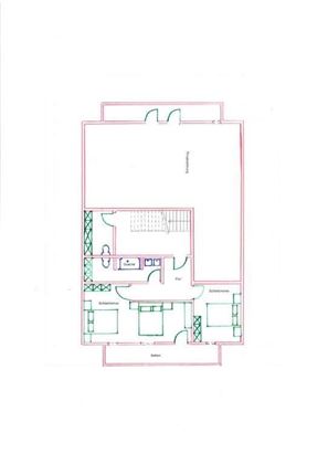 Plan Dachgeschoß Appartement 4      Villa Sonnberg