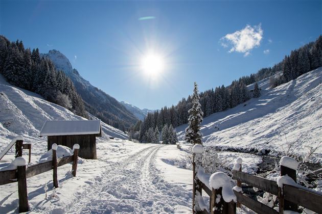 Rettensteinhütte_Winter_Anfahrt_Hintenbach