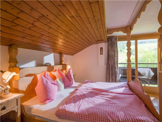 Schlafzimmer Appartement Bergblick