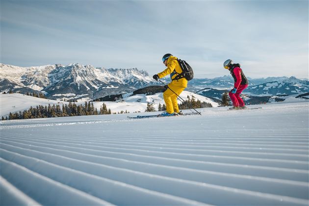 Skifahren am Wilden Kaiser