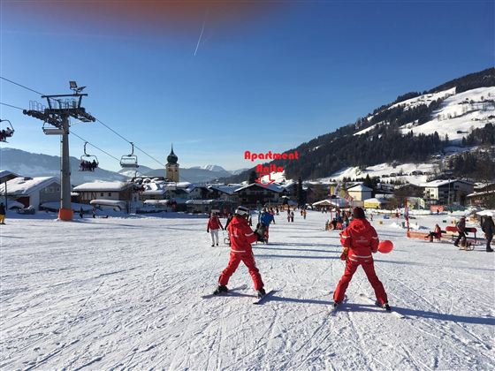 Skiwiese Westendorf direkt am Haus Anita