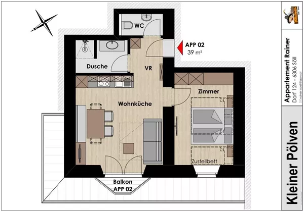 Söll_Apartment Rainer_Wilder Kaiser