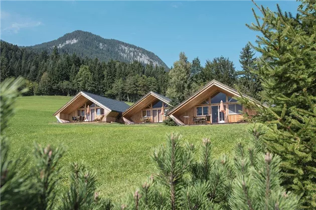 Söll_Franzlhof_Ferienhäuser aussen_Wilder Kaiser