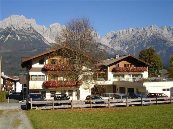 south side of the house with the Wilden Kaiser