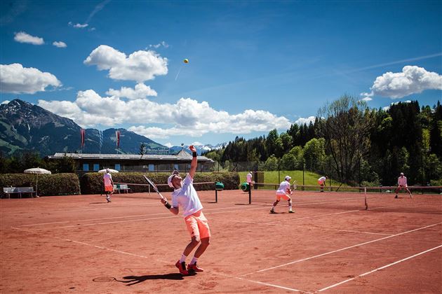 Tennis am Fuße des Wilden Kaisers