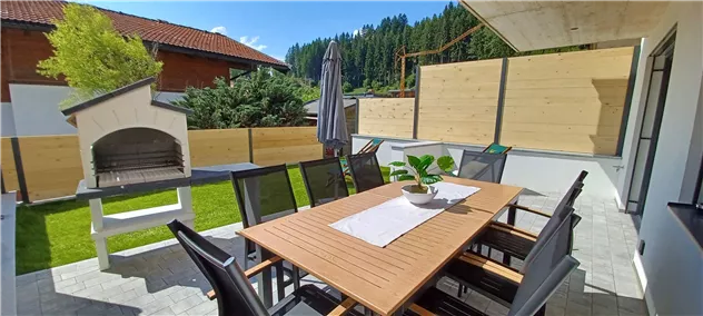 Terrasse Kaiserluft-Chalet Treffauer