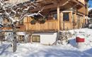Ansicht des Appartements Chalet Berta mit Terrasse und Balkon