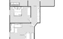 Appartement 5/ 1 Doppelzimmer und 1 Dreibettzimmer