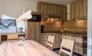Appartement Choralpe Küche und Wohnraum