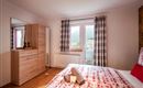 Auch das Schlafzimmer hat seinen eigenen Balkon