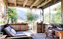 Ausblick Appartement Murmele zur Terasse