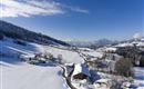 Bauernhof Großwolfing Ebbs im Winter aus der Luft