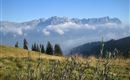 Blick auf das Kaisergebirge
