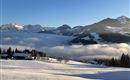 Blick auf den Wilden Kaiser und die Hohe Salve