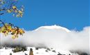 erster Schnee im Herbst