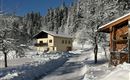 Ferienhaus im Schnee