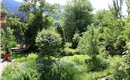 Gartenausblick vom Stiegenabgang