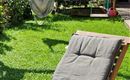 Gartenecke mit Schaukel