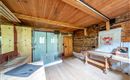 Großmutters Haus - Badezimmer mit Dusche und Werkb