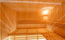 Großmutters Haus - Sauna Innenraum