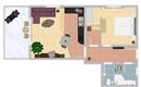 Grundriss Appartment