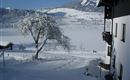 Haus Seefried am See Winter Aussicht mit See