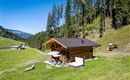 Hausansicht mit Terrasse, Liegewiese und Whirlpool Chalet Heualm - Kelchsau Kitzbühler Alpen
