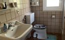 Dieses Bad gehört zum Holzbett Zimmer