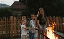 Marshmallows grillen am Lagerfeuer